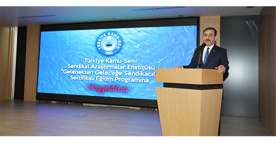 GELENEKTEN GELECEĞE SENDİKACILIK EĞİTİM PROGRAMI BAŞLADI