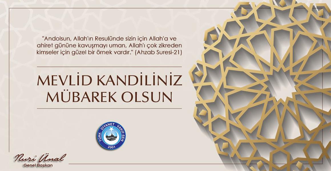 MEVLİD KANDİLİ KUTLU OLSUN