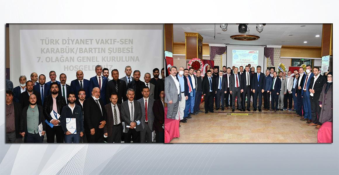 GENEL BAŞKANIMIZ KARABÜK VE ESKİŞEHİR ŞUBELERİNİN KONGRELERİNE KATILDI.