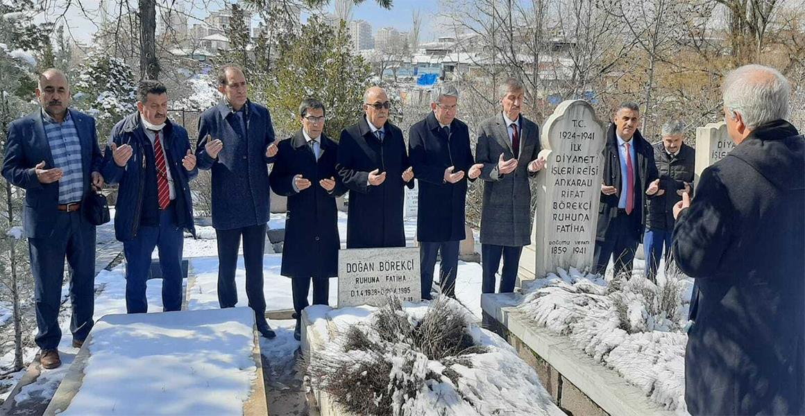 DİYANET İŞLERİ BAŞKANLIĞI İLK REİSİMİZİ DUALARLA ANDIK