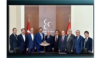 KARMA İSTİŞARE KOMİTESİNDEN MHP LİDERİ DEVLET BAHÇELİ`YE ZİYARET