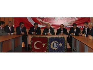 KIBRIS TÜRK MEMUR-SEN HEYETİ GENEL MERKEZİMİZİ ZİYARET ETTİ