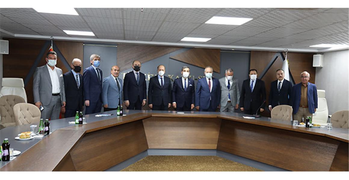 ÇALIŞMA BAKANI VEDAT BİLGİN`DEN KONFEDERASYONUMUZA ZİYARET