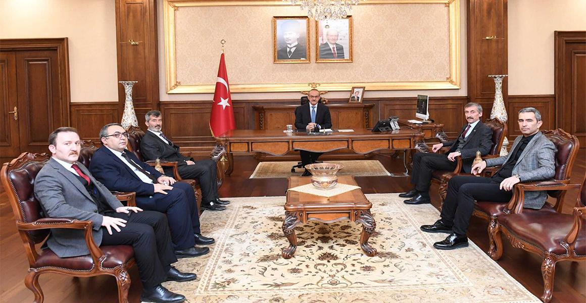 GENEL BAŞKANIMIZ KOCAELİ VALİSİ SEDDAR YAVUZ`U ZİYARET ETTİ.