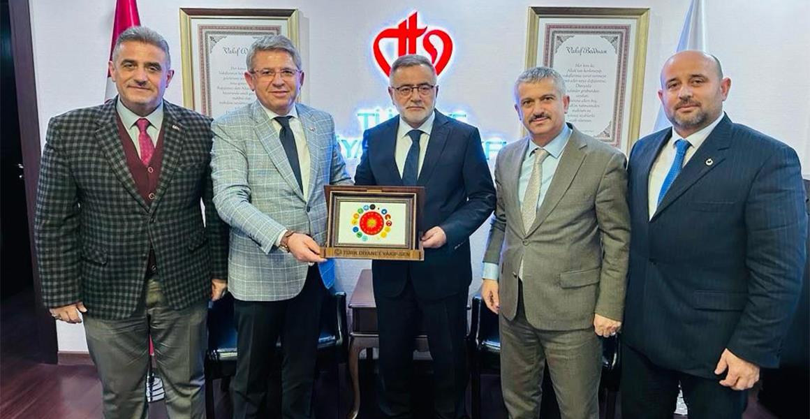 TÜRKİYE DİYANET VAKFI GENEL MERKEZİNE ZİYARET