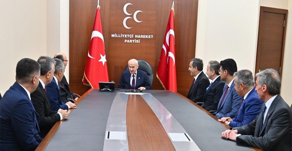 MHP GENEL BAŞKANI DEVLET BAHÇELİ`Yİ ZİYARET ETTİK
