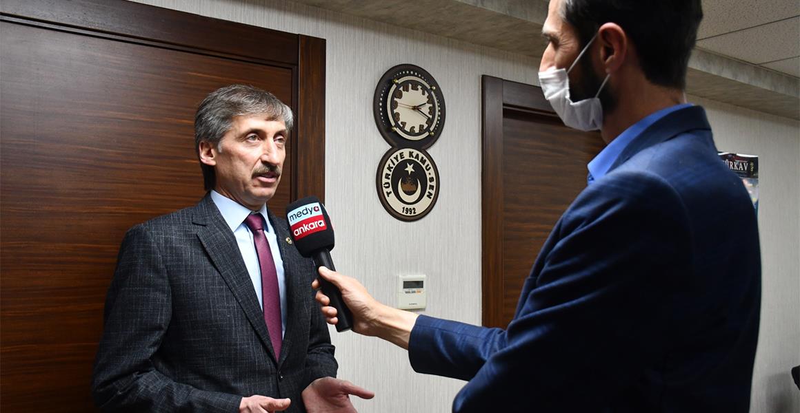 GENEL BAŞKANIMIZ, MEDYA KURULUŞLARINA AÇIKLAMALARDA BULUNDU.
