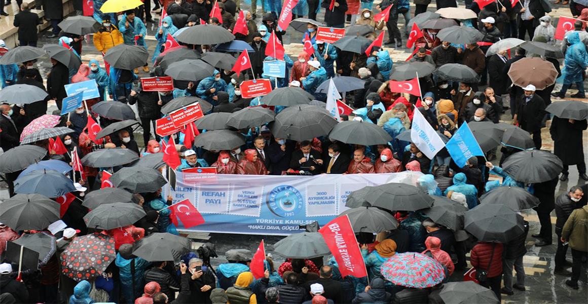 EK ZAM VE REFAH PAYI VAZGEÇİLMEZ TALEBİMİZDİR