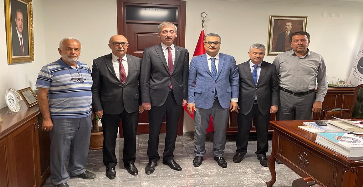 KADİR DİNÇ`E HAYIRLI OLSUN ZİYARETİ