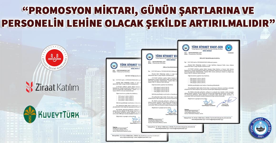 PROMOSYON MİKTARI, GÜNÜN ŞARTLARINA UYGUN ARTIRILMALIDIR.