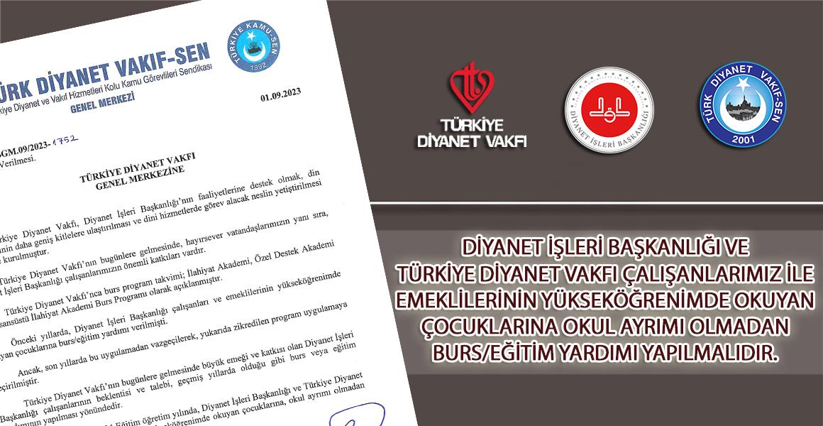 BURS/EĞİTİM YARDIMI YAPILMALIDIR.