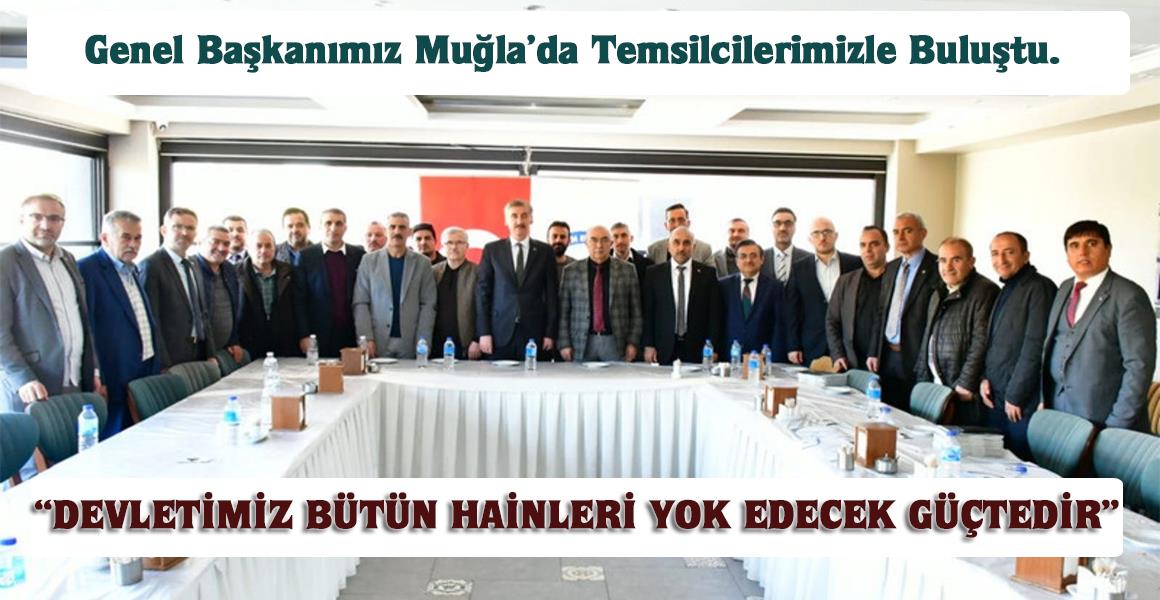 "DEVLETİMİZ BÜTÜN HAİNLERİ YOK EDECEK GÜÇTEDİR"