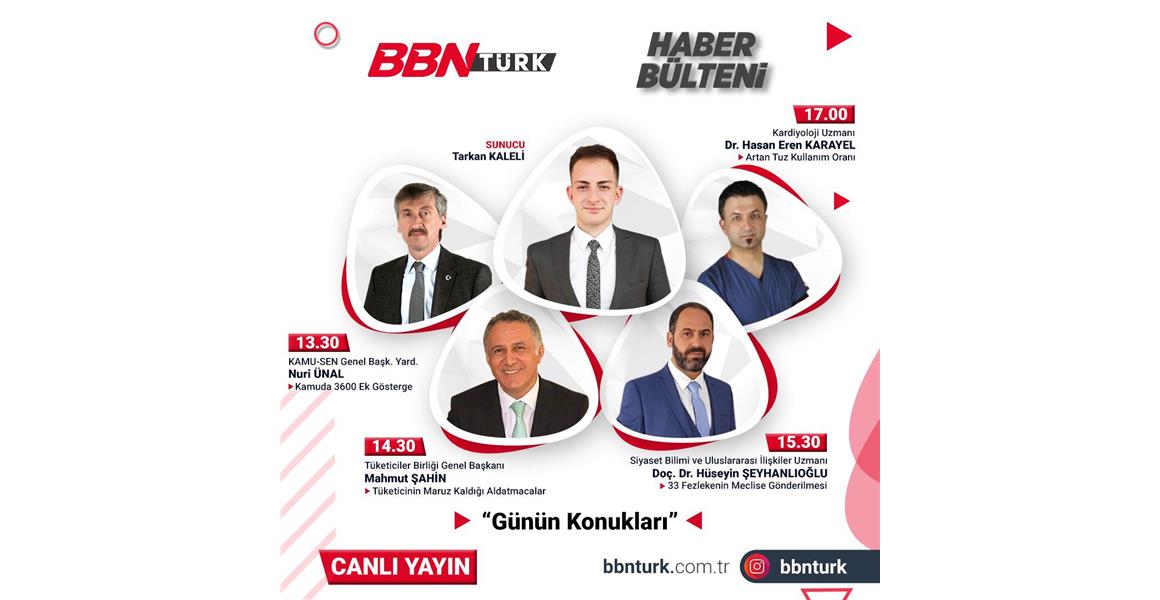 GENEL BAŞKANIMIZ BBN TÜRK TV`DE