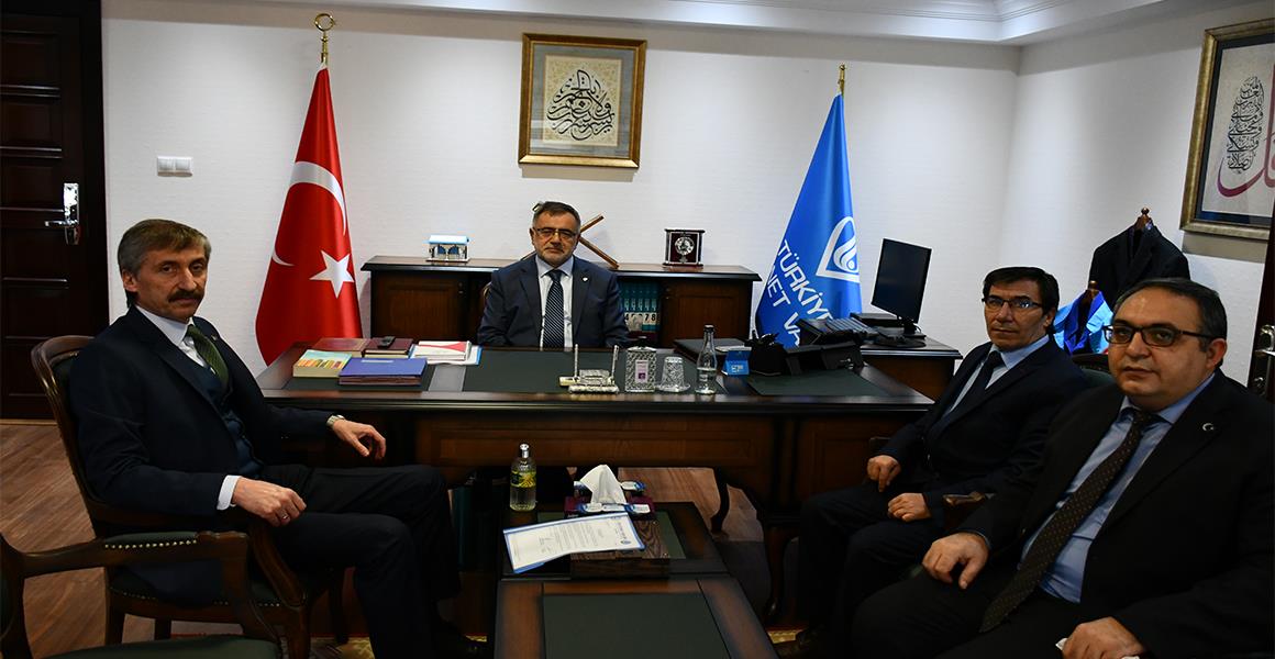 TÜRKİYE DİYANET VAKFI GENEL MERKEZİNE ZİYARET