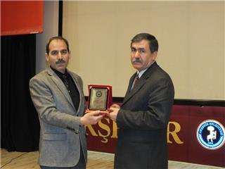 Konya Şube : Şefimiz Necati BARDAKÇI`ya Plaket Verildi