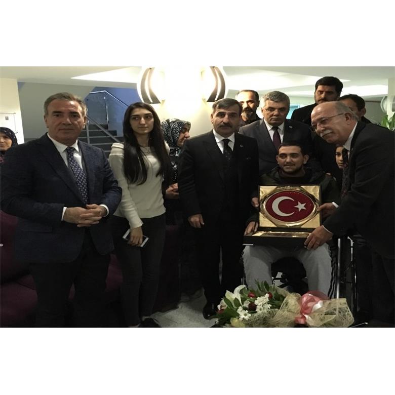 SALDIRIYA UĞRAYAN GAZİLERİMİZİ ZİYARET ETTİK.