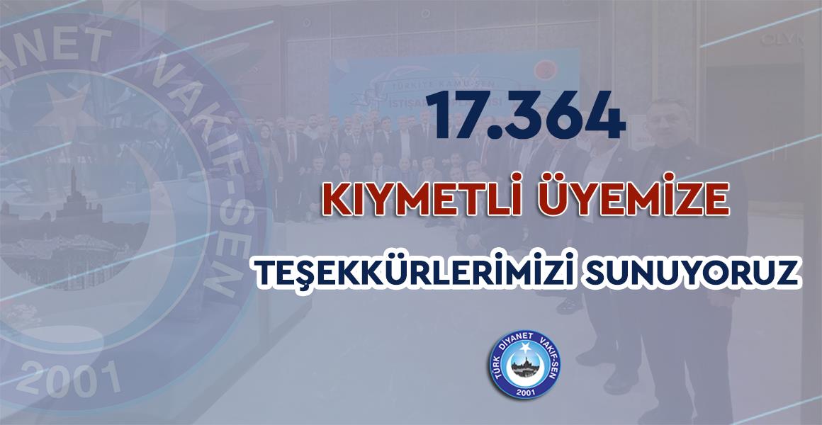 Türk Diyanet Vakıf-Sen  Diyanet ve Vakıflar Çalışanlarının Yüz Akıdır.