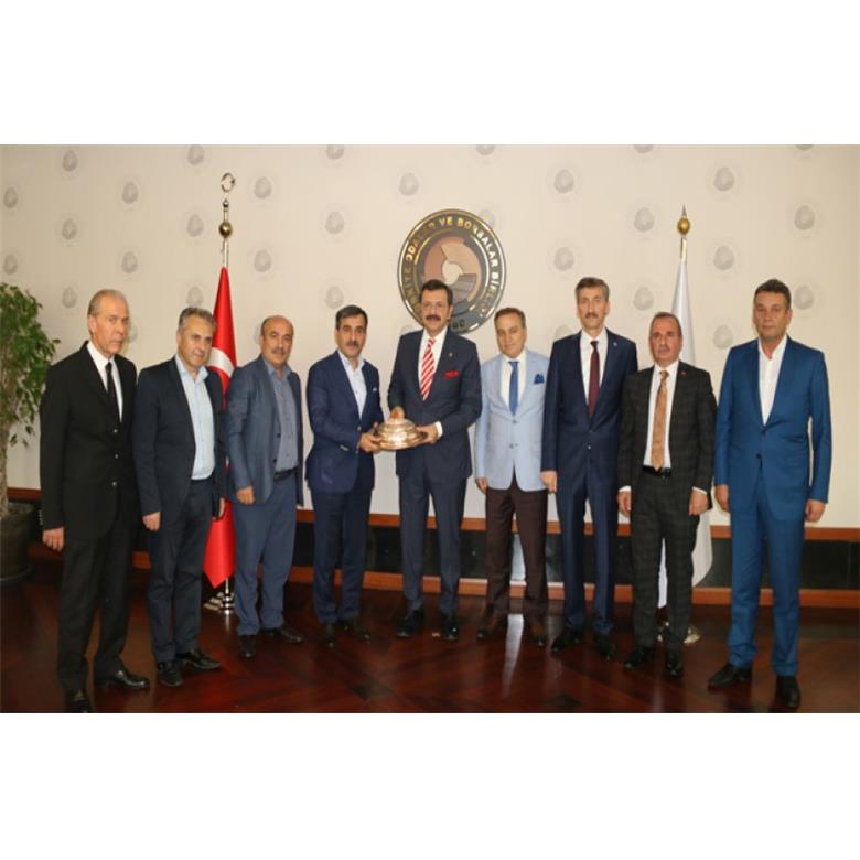 KONFEDERASYONUMUZDAN TOBB`A ZİYARET