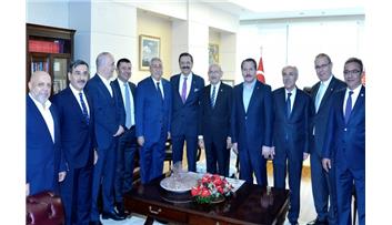 TÜRKİYE-AB KİK HEYETİ CHP`Yİ ZİYARET ETTİ.