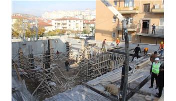 GENEL BAŞKAN TÜRK SAĞLIK-SEN MİSAFİRHANE BİNASININ TEMELİNİ ATTI