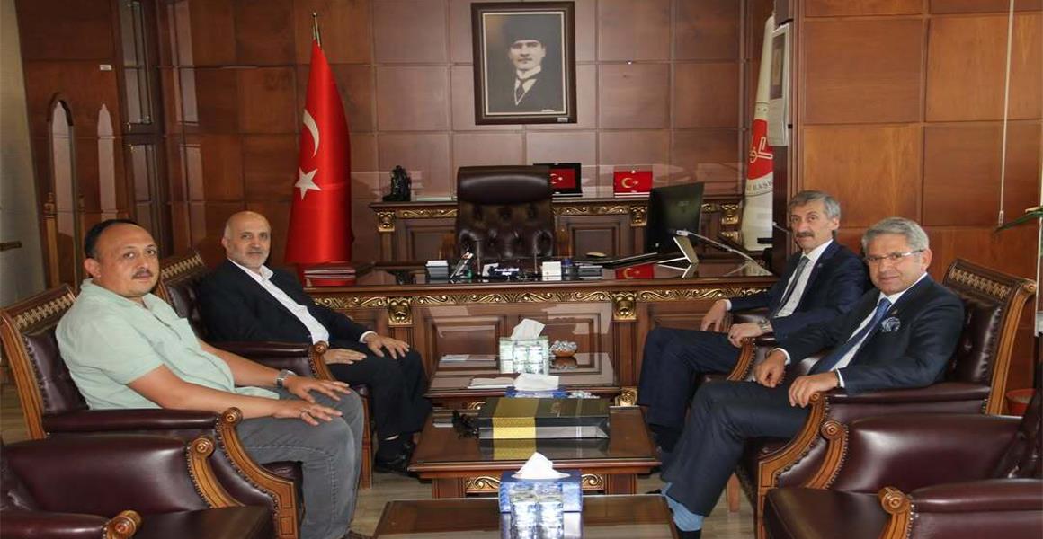 Türk Diyanet Vakıf-Sen`den Keçiören Müftüsü Mustafa Akdağ`a Hayırlı Olsun Ziyareti