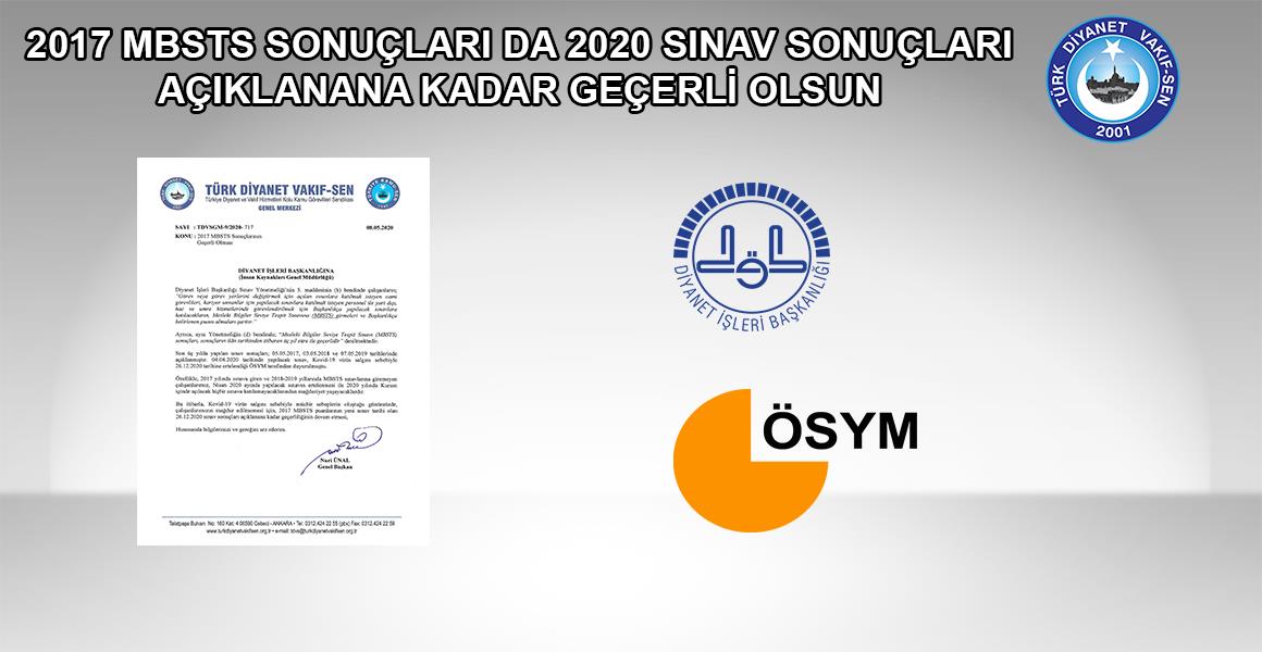 2017 MBSTS SONUÇLARI DA GEÇERLİ OLSUN