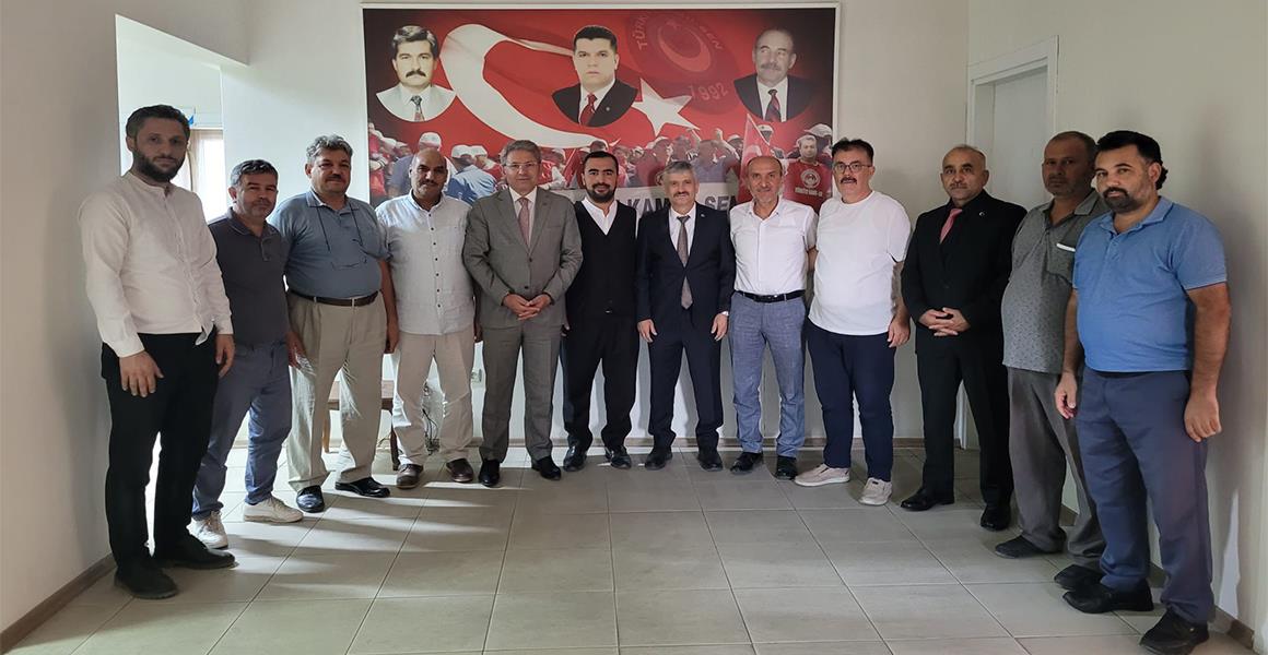 Genel Başkan Yardımcılarımızdan Mersin Şubemize Ziyaret