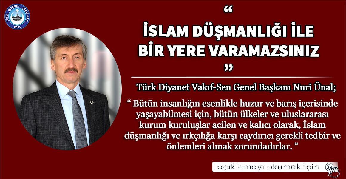 İSLAM DÜŞMANLIĞI İLE BİR YERE VARAMAZSINIZ