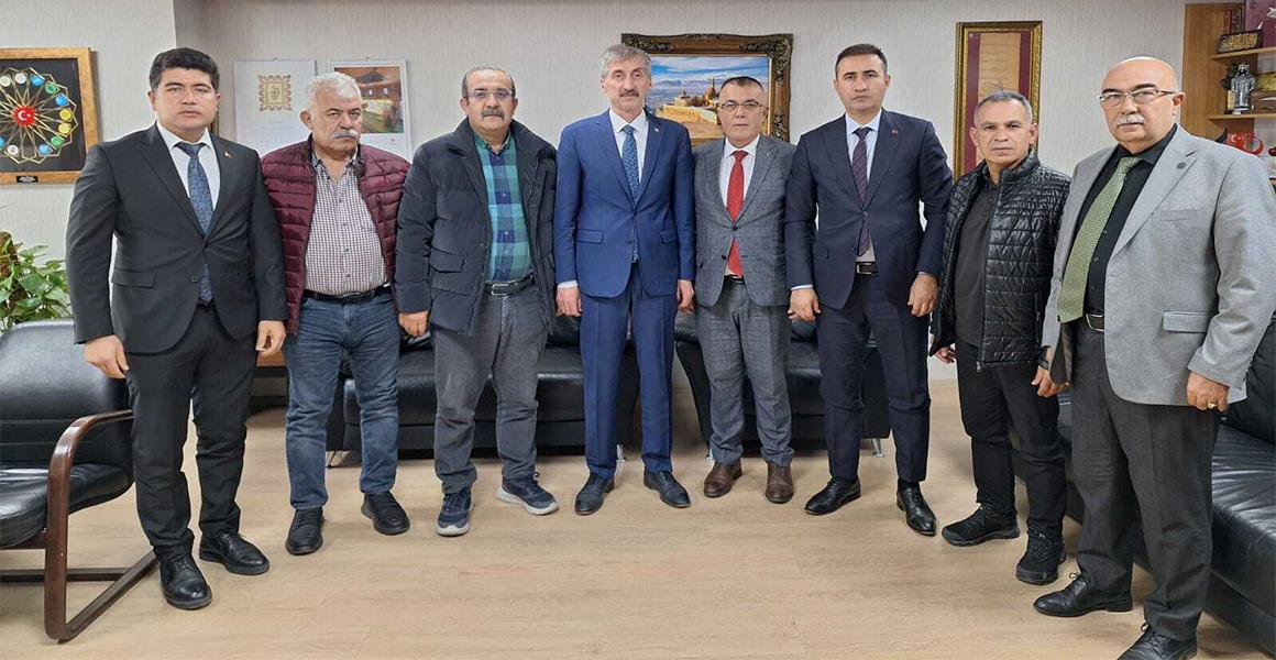 TKS MERSİN HEYETİNDEN SENDİKAMIZA ZİYARET