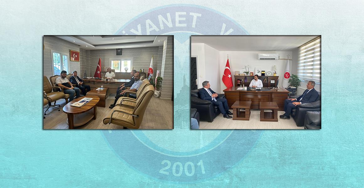 Genel Başkan Yardımcımız Hilmi Şanlı`dan İskenderun ve Antakya Müftülüklerine Ziyaret