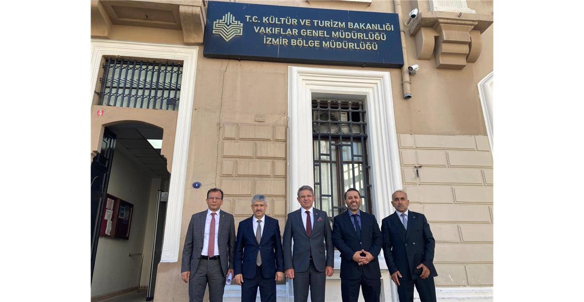 GENEL BAŞKAN YARDIMCILARIMIZDAN İZMİR VAKIFLAR BÖLGE MÜDÜRLÜĞÜ`NE ZİYARET