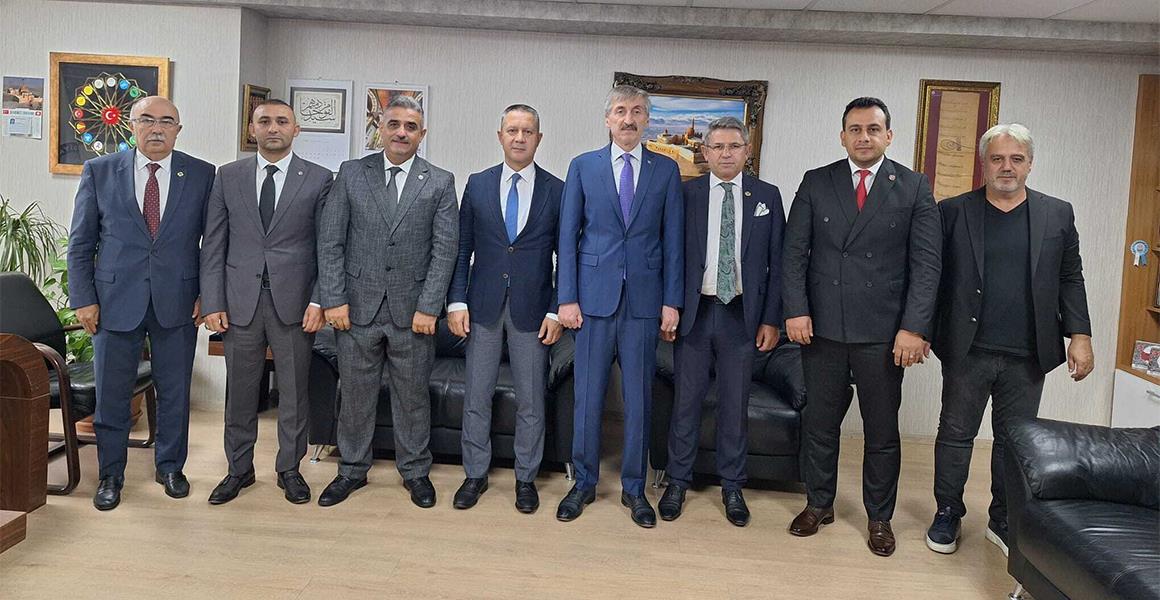 MHP TRABZON İL BAŞKANI ÖMER AYAR SENDİKAMIZI ZİYARET ETTİ