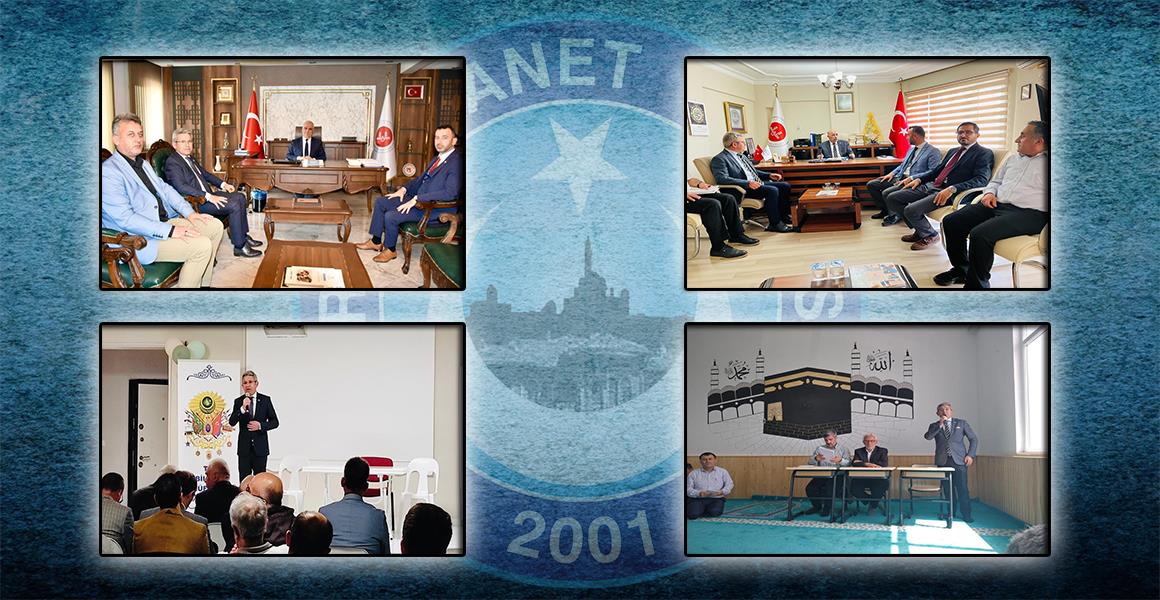 GENEL BAŞKAN YARDIMCIMIZ HİLMİ ŞANLI BİR DİZİ ZİYARETLERDE BULUNDU.