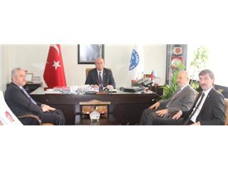 TÜRKİYE DİYANET VAKFI’NDAN KONFEDERASYONUMUZA ZİYARET