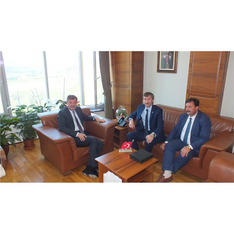 ÇANKIRI KARATEKİN ÜNİVERSİTESİ REKTÖRÜ SAYIN PROF.DR HASAN AYRANCI ZİYARET EDİLDİ.