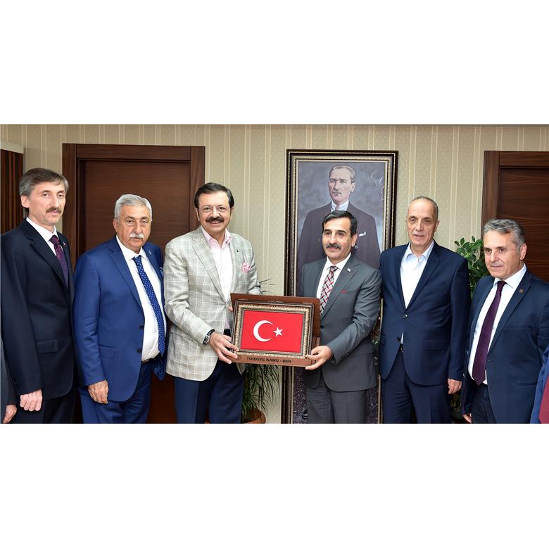 STK`LARDAN KONFEDERASYONUMUZA ZİYARET