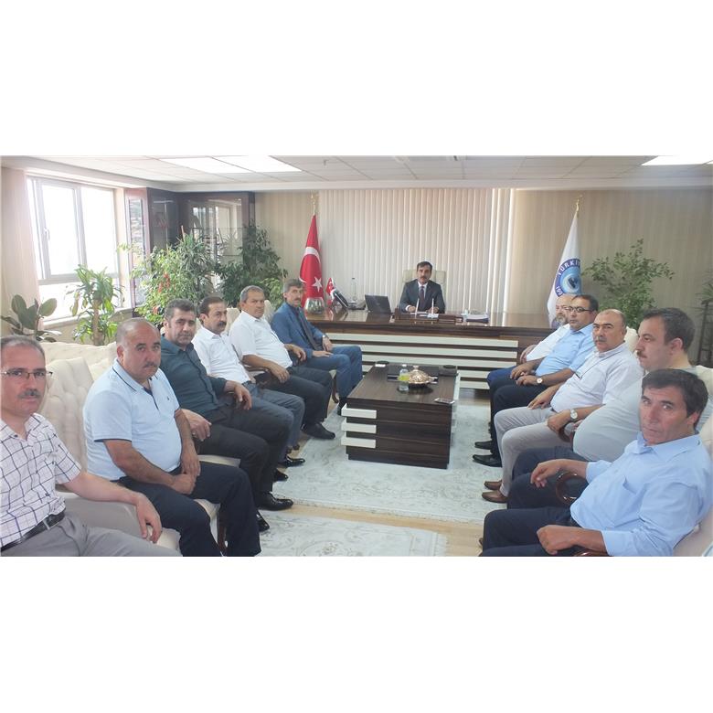 TÜRKİYE KAMU-SEN GENEL BAŞKANI ÖNDER KAHVECİ ZİYARET EDİLDİ.