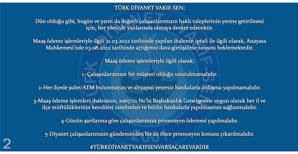 TÜRK DİYANET VAKIF-SEN