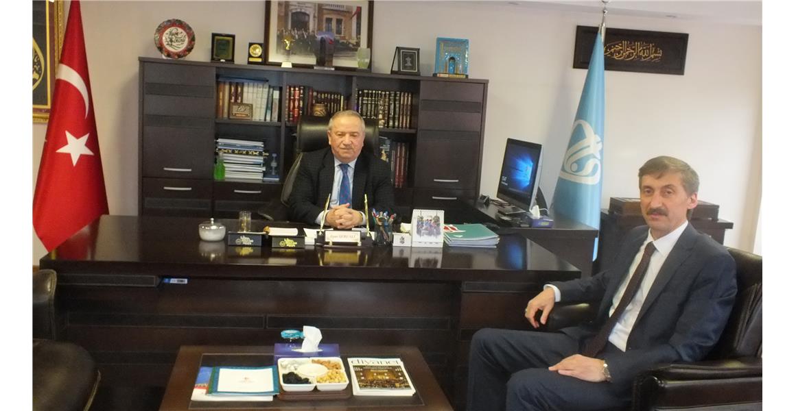 TÜRKİYE DİYANET VAKFI`NA ZİYARET