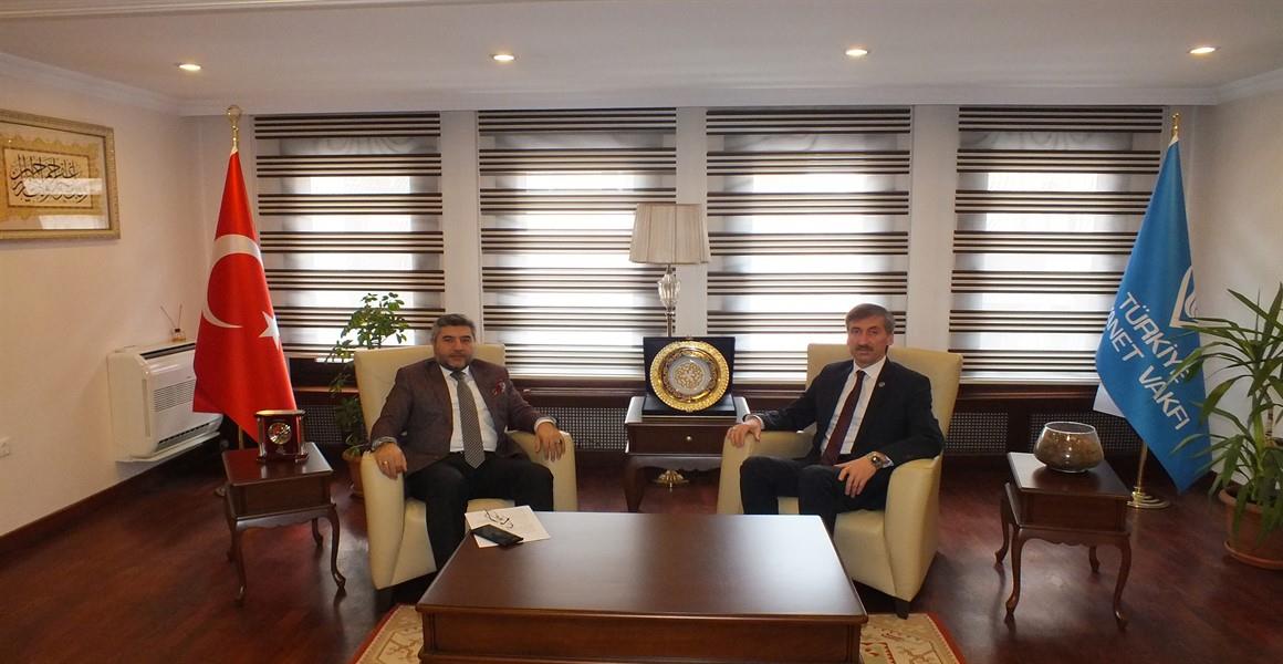 TÜRKİYE DİYANET VAKFI GENEL MÜDÜRÜ ZİYARET EDİLDİ.