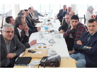 İSTANBUL I NOLU ŞUBE TEMSİLCİLERİYLE İSTİŞARE TOPLANTISI YAPTI
