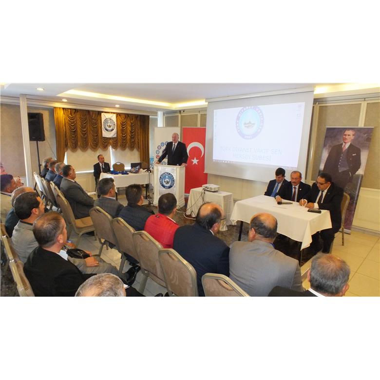 MERSİN ŞUBEMİZİN 6.OLAĞAN GENEL KURULU YAPILDI