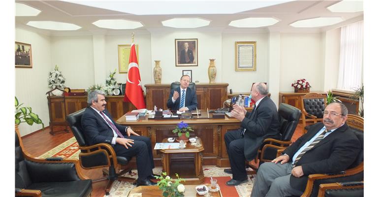 ANKARA İL MÜFTÜSÜ SAYIN PROF.DR. MEFAİL HIZLI MAKAMINDA ZİYARET EDİLDİ.