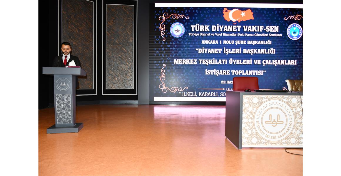 TÜRK DİYANET VAKIF-SEN DOĞRU SENDİKACILIĞIN ADRESİDİR