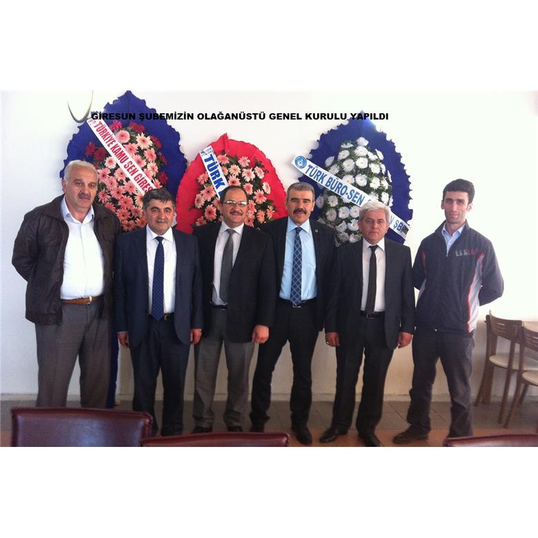 GİRESUN ŞUBEMİZİN OLAĞANÜSTÜ GENEL KURULU YAPILDI