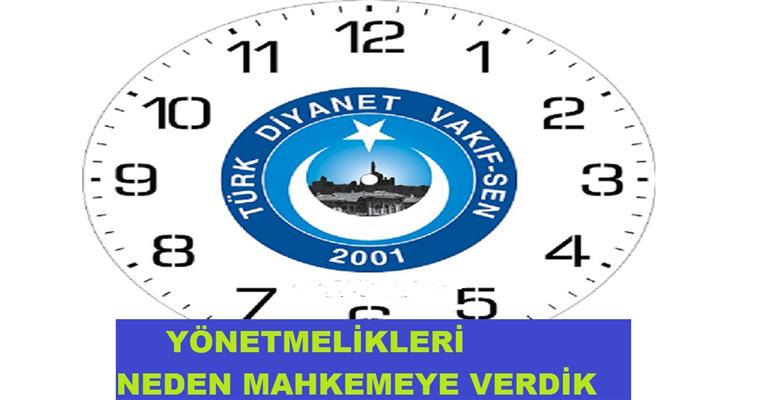 DİYANET YÖNETMELİKLERİNİN MAHKEMEYE TAŞINAN  MADDELERİ VE GEREKÇELERİ