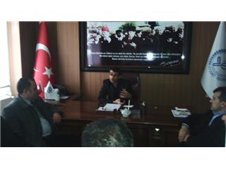 Van Şube; Türk Diyanet Vakıf-Sen Van Şube Yönetimi Çatak İlçe Müftülüğü Personellerini Ziyaret Etti.