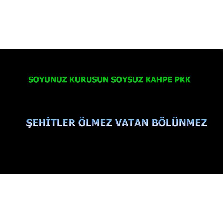 SOYUNUZ KURUSUN SOYSUZ KAHPE PKK
