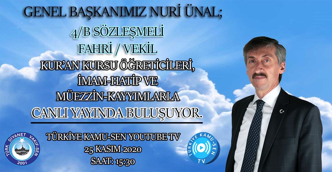 GENEL BAŞKANIMIZ CANLI YAYINDA ÇALIŞANLARIMIZIN SORULARINI YANITLIYOR.