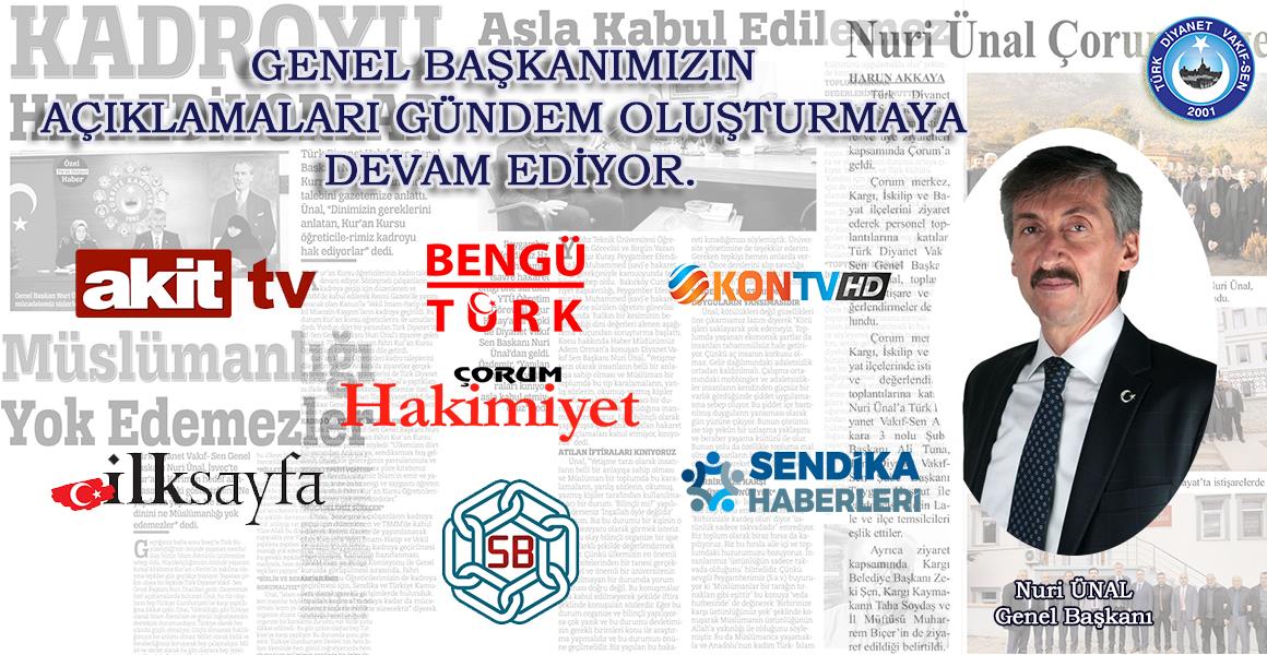 BASINDA TÜRK DİYANET VAKIF-SEN